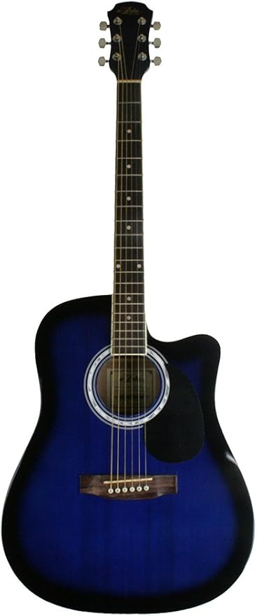 aria 7a16a 电吉他,蓝色